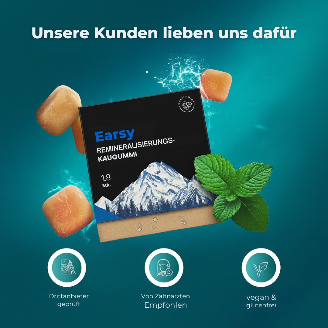 Earsy - Remineralisierungs Kaugummi