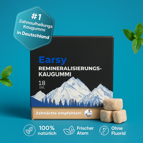Earsy - Remineralisierungs Kaugummi